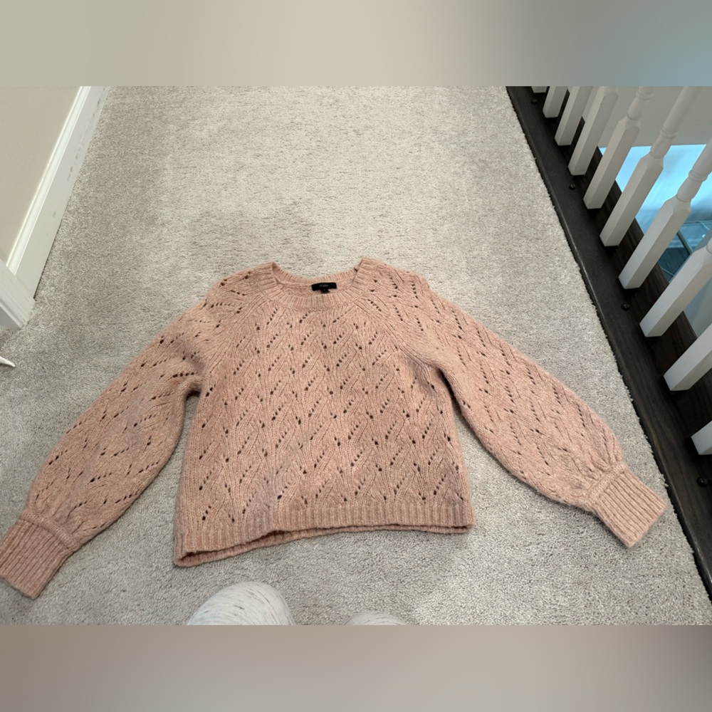 Women's J crew Pink Sweater